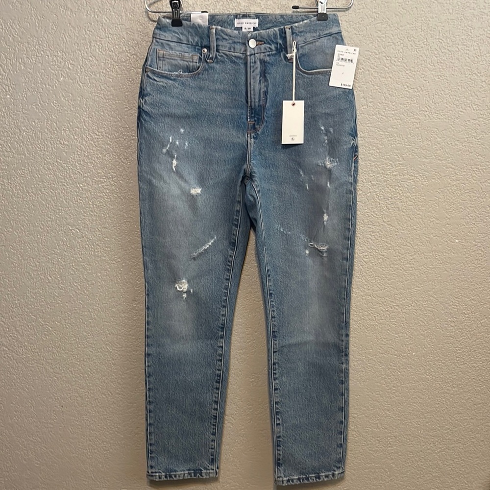 NWT Good American jeans. Good classics size 2/26